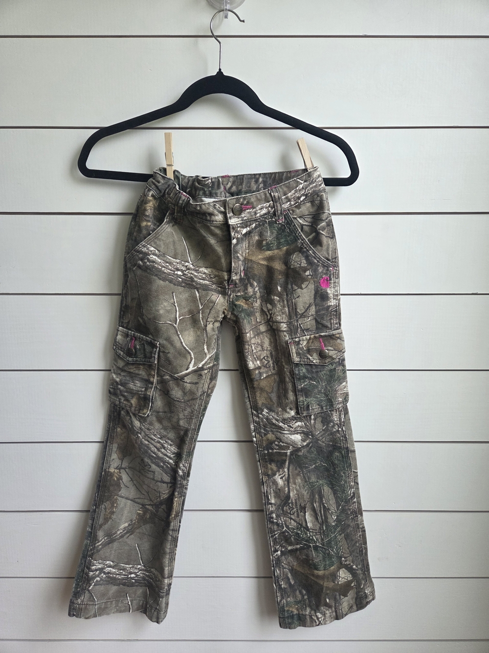Girls' Carhartt Camouflage Cargo Pants
